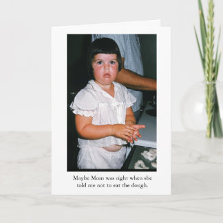 Tarjeta La mamá tenía quizá razón