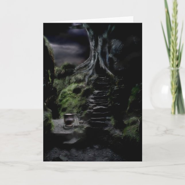 Tarjeta la manera al país de las maravillas (Anverso)