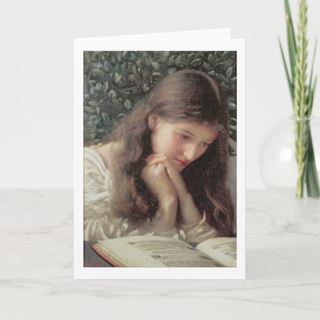 Tarjeta La marcha lenta rasga (w/c en el papel) (Anverso)