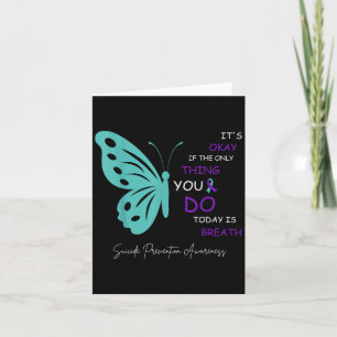 Tarjeta La Mariposa Está Bien Si Lo Único Que Haces Hoy