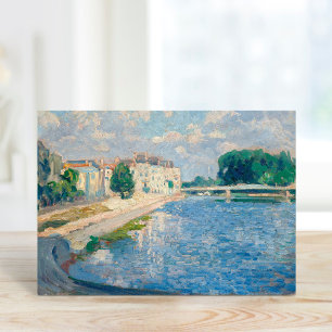 Tarjeta La Marne à Lagny   Henri Lebasque