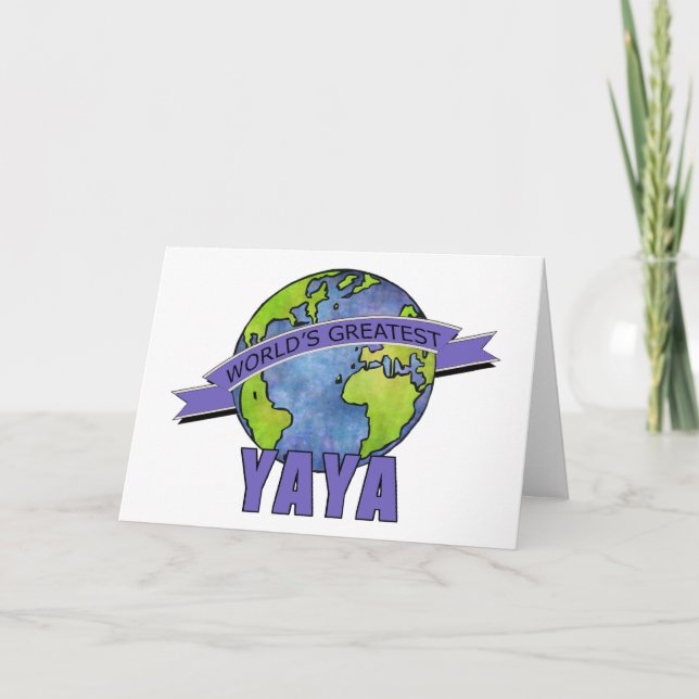 Tarjeta La más grande YaYa del mundo (Anverso)