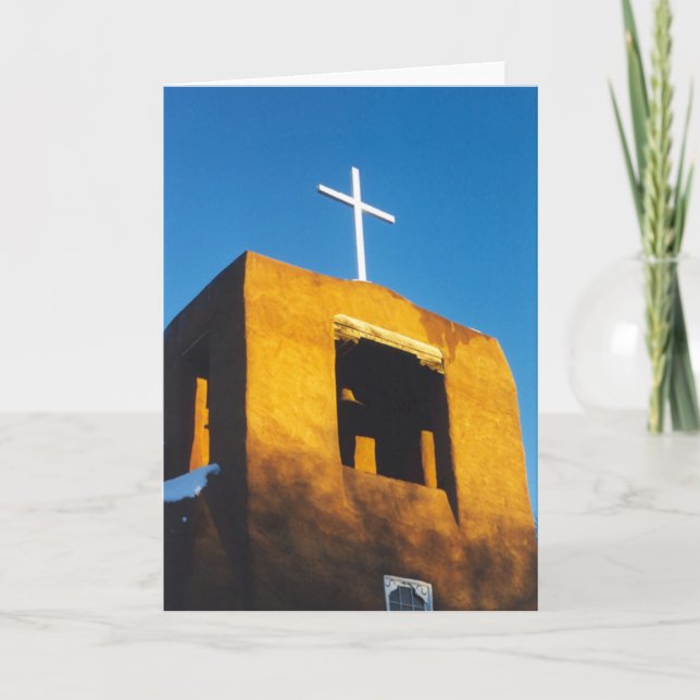 Tarjeta La más vieja estructura de la iglesia en los (Anverso)