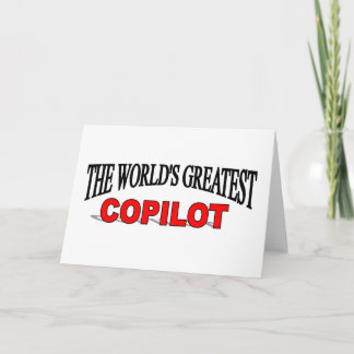 Tarjeta La mayor copilota del mundo