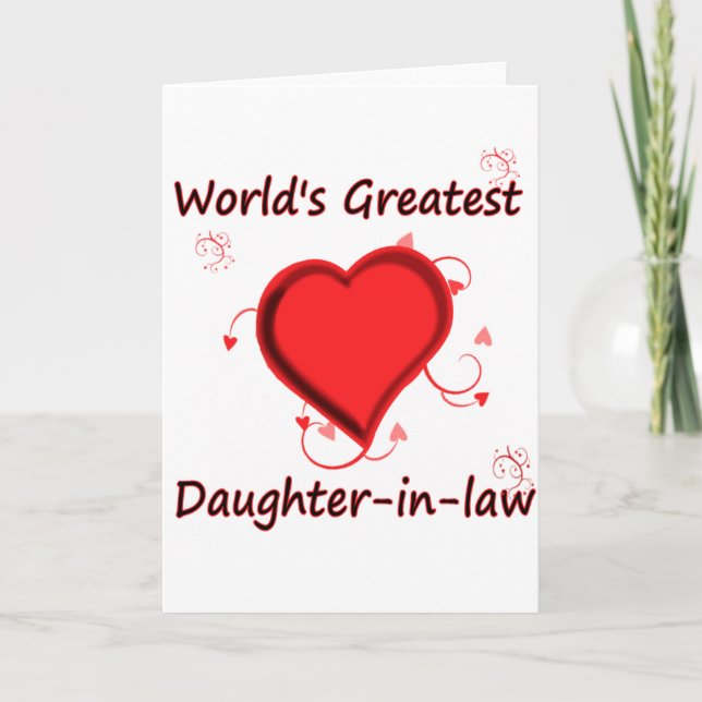 Tarjeta La mayor nuera del mundo (Anverso)