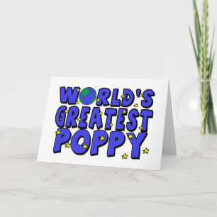 Tarjeta La mejor amapola del mundo