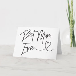 Tarjeta La mejor carta de la Mamá del día de la madre