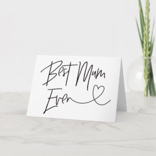 Tarjeta La mejor carta de la Mamá del día de la madre