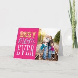 Tarjeta La mejor carta del día de la madre