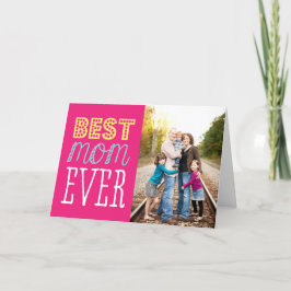 Tarjeta La mejor carta del día de la madre