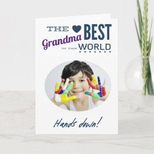 Tarjeta La mejor foto de abuela jamás