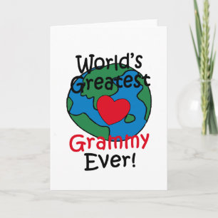Tarjeta La Mejor Grammy del Mundo Corazón