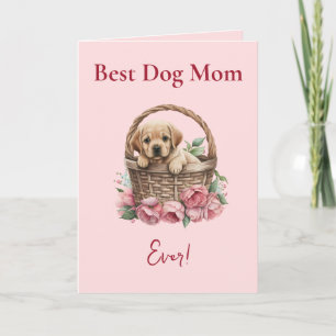 Tarjeta La mejor madre del perro jamás Labrador
