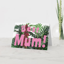 Tarjeta ¡La mejor Mamá!