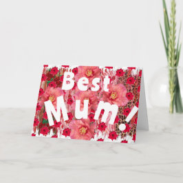 Tarjeta ¡La mejor Mamá!