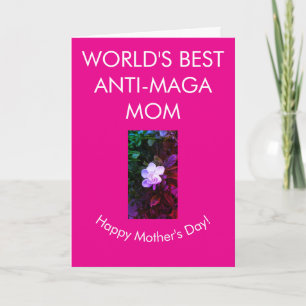 Tarjeta La mejor mamá anti-MAGA del mundo