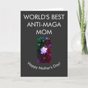 Tarjeta La mejor mamá anti-MAGA del mundo
