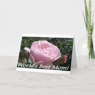 Tarjeta La mejor mamá de los mundos