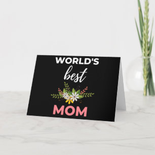 Tarjeta La Mejor Mamá del Mundo