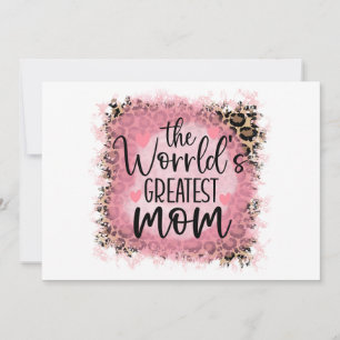 Tarjeta La mejor mamá del mundo