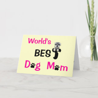 Tarjeta La mejor mamá del perro