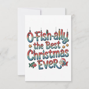 Tarjeta La Mejor Navidad Pesquera Oficialmente 