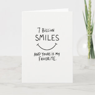 Tarjeta La Mejor Sonrisa Del Mundo Es La Tuya