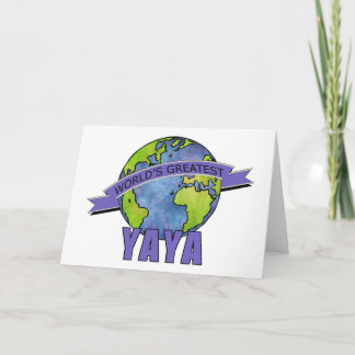 Tarjeta La mejor YaYa del mundo
