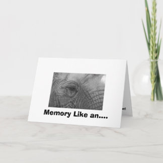 Tarjeta La memoria tiene gusto….