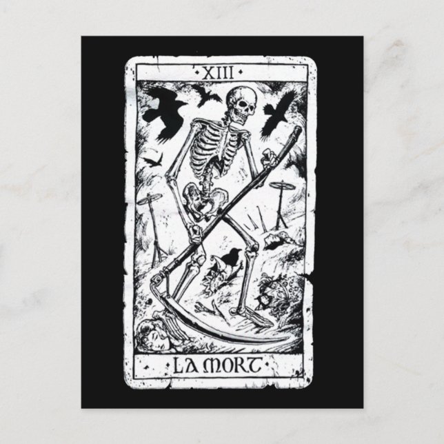 Tarjeta La Mort Tarot (Anverso)