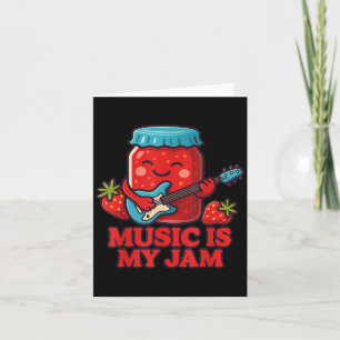 Tarjeta La Música Es Mi Pasatiempo Arte De Profesor De Mús