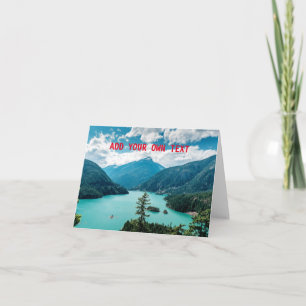 Tarjeta La naturaleza AÑADE SU PROPIO TEXTO