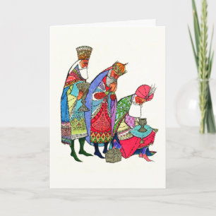 Tarjeta La Navidad de los Tres Reyes Magos