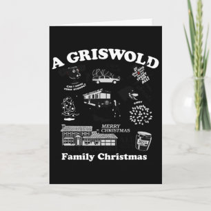 Tarjeta La Navidad de National Lampoon - Cuadrícula de art