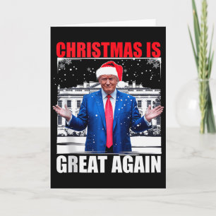 Tarjeta La Navidad es genial de nuevo Pjs de Navidad diver