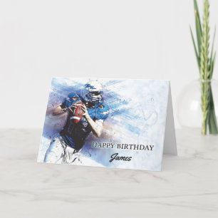 Tarjeta La NFL Estadounidense Feliz Cumpleaños Personaliza