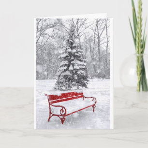 TARJETA LA NIEVE ES TAN HERMOSA ESPERANZA QUE TUS NAVIDADE