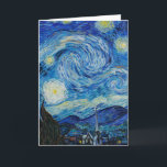 Tarjeta la noche estrellada 1889 de vincent van gogh<br><div class="desc">la noche estrellada 1889 de vincent van gogh</div>