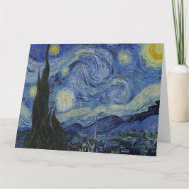 Tarjeta La noche estrellada de Van Gogh
