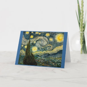 Tarjeta La noche estrellada de Vincent van Gogh (1889)