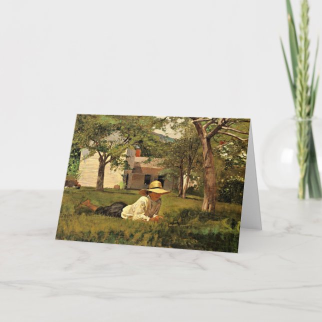 Tarjeta La noción de Winslow Homer (Anverso)