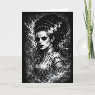 Tarjeta La Novia de Frankenstein — Resucitada por BurnsEnE