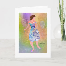 Tarjeta La novia del diseño creativo de LeeMarie