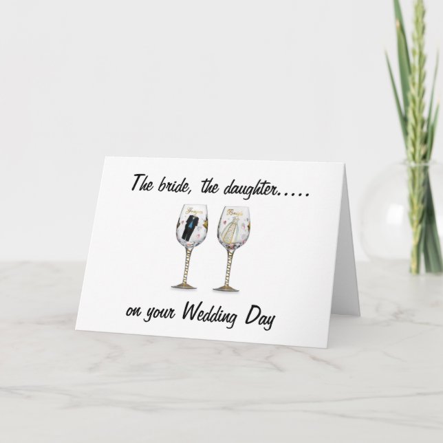 TARJETA LA NOVIA-LA HIJA-BODA (Anverso)