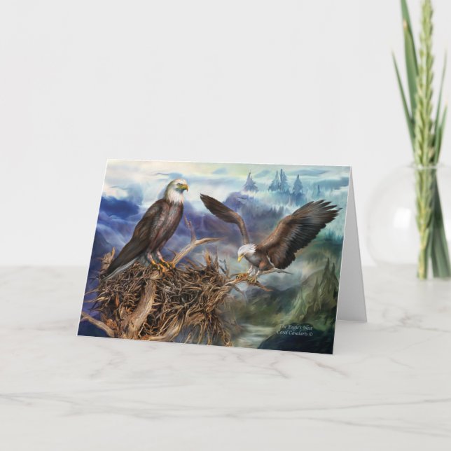 Tarjeta La nueva carta de arte del águila (Anverso)