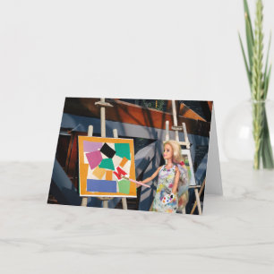 Tarjeta La obra de arte encargada está casi lista