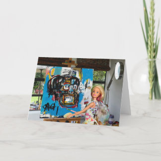 Tarjeta La obra de arte encargada está casi lista