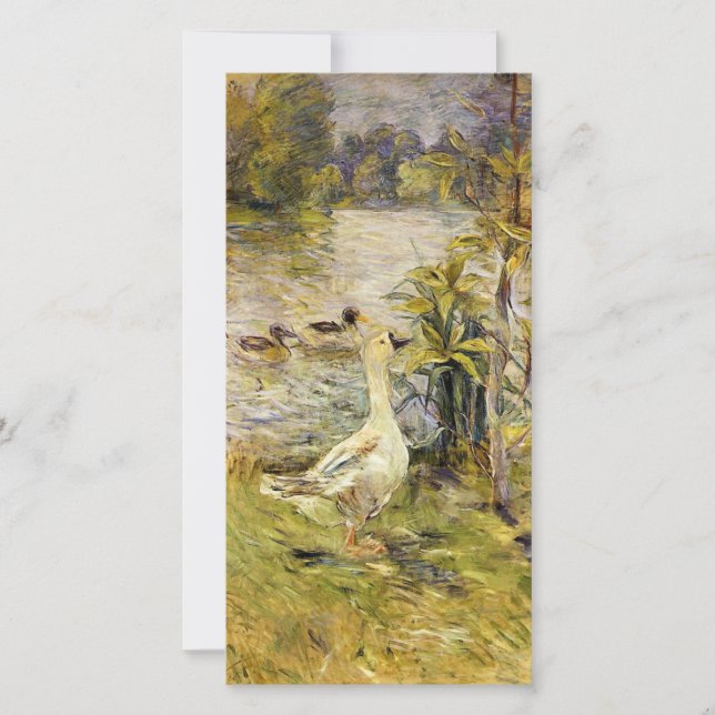 Tarjeta La oca (de Berthe Morisot) (Anverso)