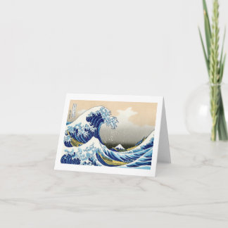 Tarjeta La onda grande de Kanagawa Katsushika Hokusai