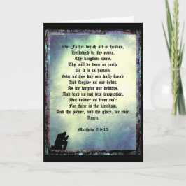 Tarjeta La oración del Señor